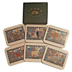 Set of 6 Comical New Zealand Coasters by Jason In Box